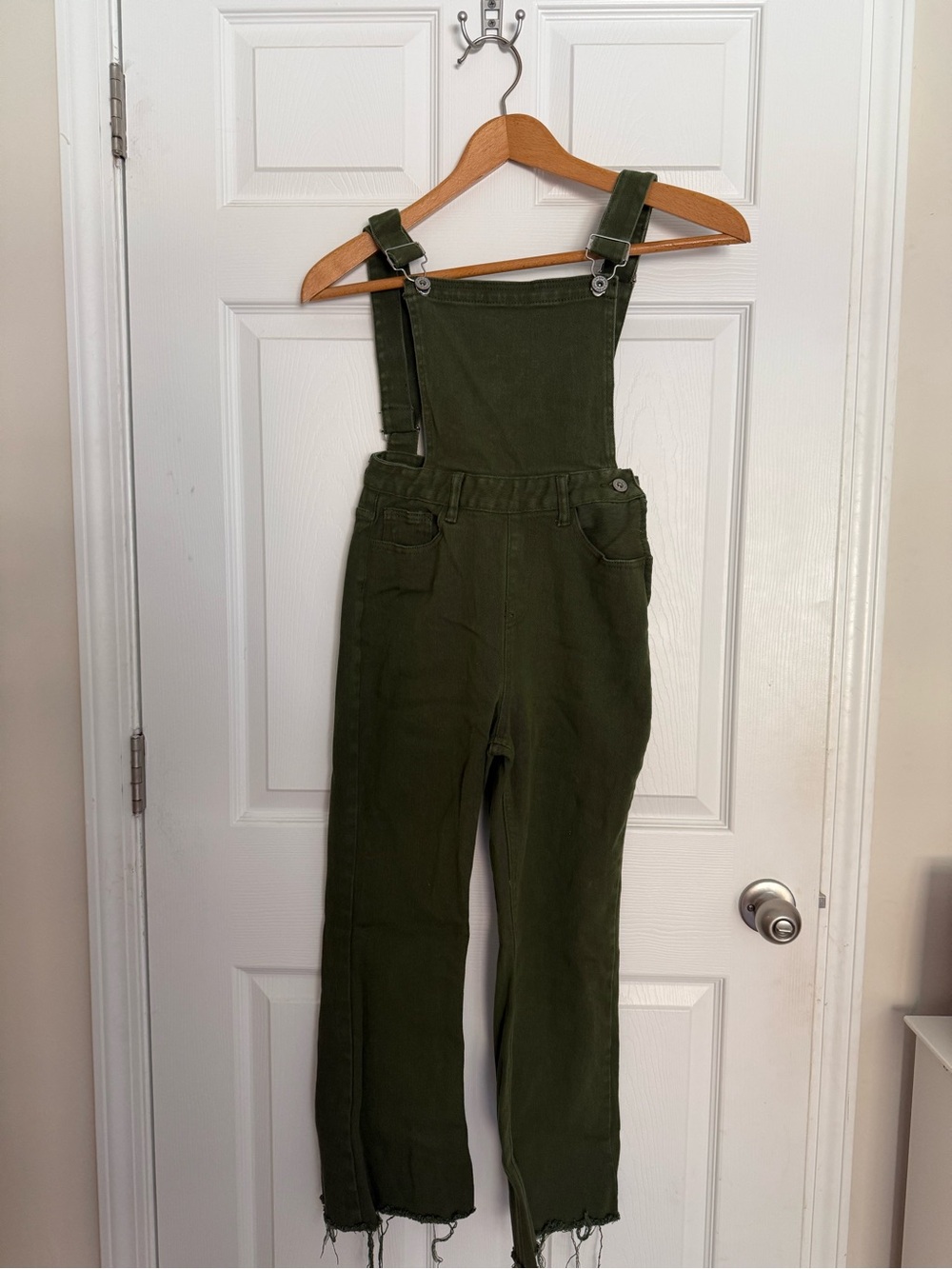 Umgee Olive Green Overalls Jumpsuit Sz S Granola Girl Gorpcore